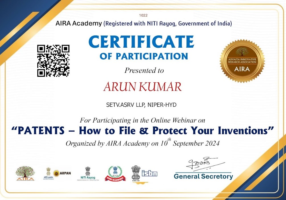 Certificate Of Participation